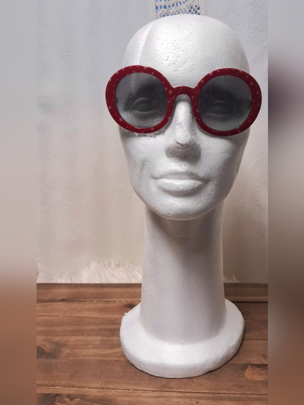 Miu Miu Red Star Round Sunglasses - Picture 4 of 8